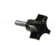 5911-7014 Oliver Knob-Fluted1/4-20Studrd#Dk-85