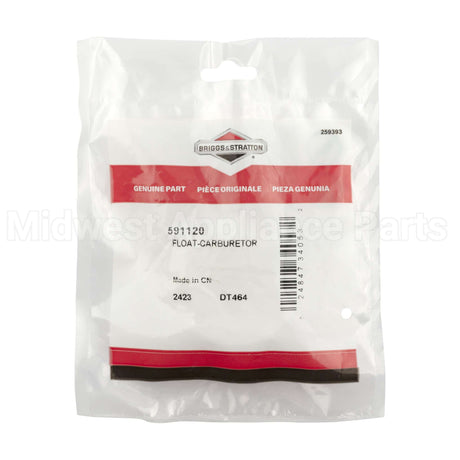 591120 Briggs & Stratton Float-Carburetor