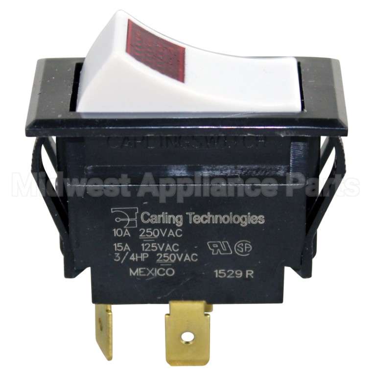 5930-301-45-00 Compatible Jackson Lighted Rocker Switch 7/8 X 1-1/2 Dpst