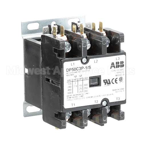 5945-002-24-70 Compatible Jackson Contactor, 3-Pole, 120V 50A