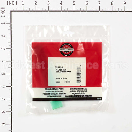595191 Briggs & Stratton Filter-Air Cleaner Foam