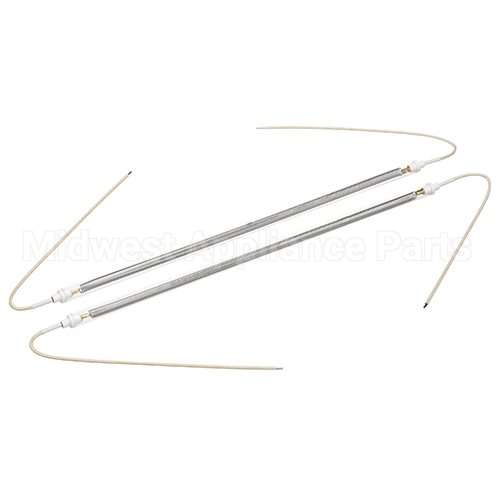 59844 Compatible Vollrath Quartzheater, 104V 800W, 16-1/4", Pk/2