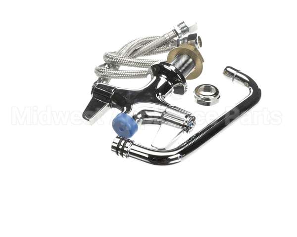 5F-2SLX08 T&S Brass Faucet Deck Mount Single Hole Base 18