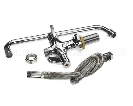 5F-2SLX12 T&S Brass Faucet Deck Mount Single Hole Base 18