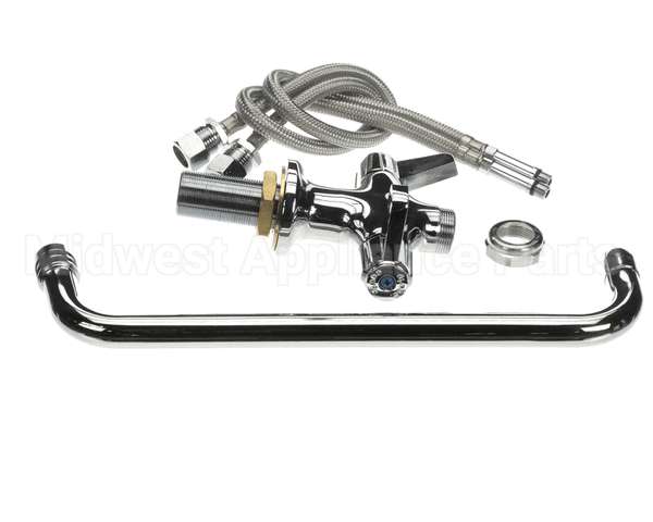 5F-2SLX12 T&S Brass Faucet Deck Mount Single Hole Base 18