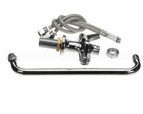 5F-2SLX12 T&S Brass Faucet Deck Mount Single Hole Base 18