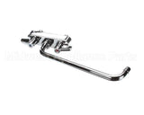 5F-4CLX12 T&S Brass Equip Workboard Faucet 4 Cc Deck Mount