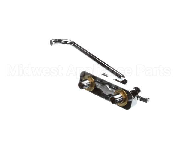 5F-4CLX12 T&S Brass Equip Workboard Faucet 4 Cc Deck Mount