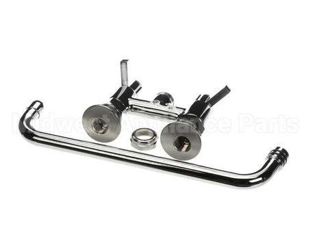 5F-4DLX12 T&S Brass Faucet Deck Mount 4 Centers 12 Swing