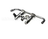 5F-4DLX12 T&S Brass Faucet Deck Mount 4 Centers 12 Swing