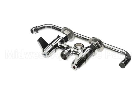 5F-4DLX12 T&S Brass Faucet Deck Mount 4 Centers 12 Swing