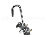 5F-4WLX03 T&S Brass Equip 4 Wall Mount Faucet W/ 3 Swivel Go