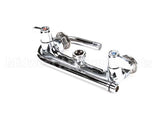 5F-8WLX05 T&S Brass Faucet Wall Mount 8 Centers 512 Swi