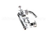 5F-8WLX05 T&S Brass Faucet Wall Mount 8 Centers 512 Swi