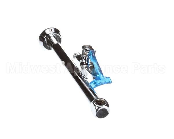 5GF-8P T&S Brass Glass Filler, 8 Deck Mount Pedestal, 1/2