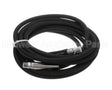 5HR-2HSE-25 T&S Brass 3/8 X 25' Equip Hose, Black, Medium Pres