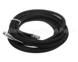 5HR-2HSE-25 T&S Brass 3/8 X 25' Equip Hose, Black, Medium Pres