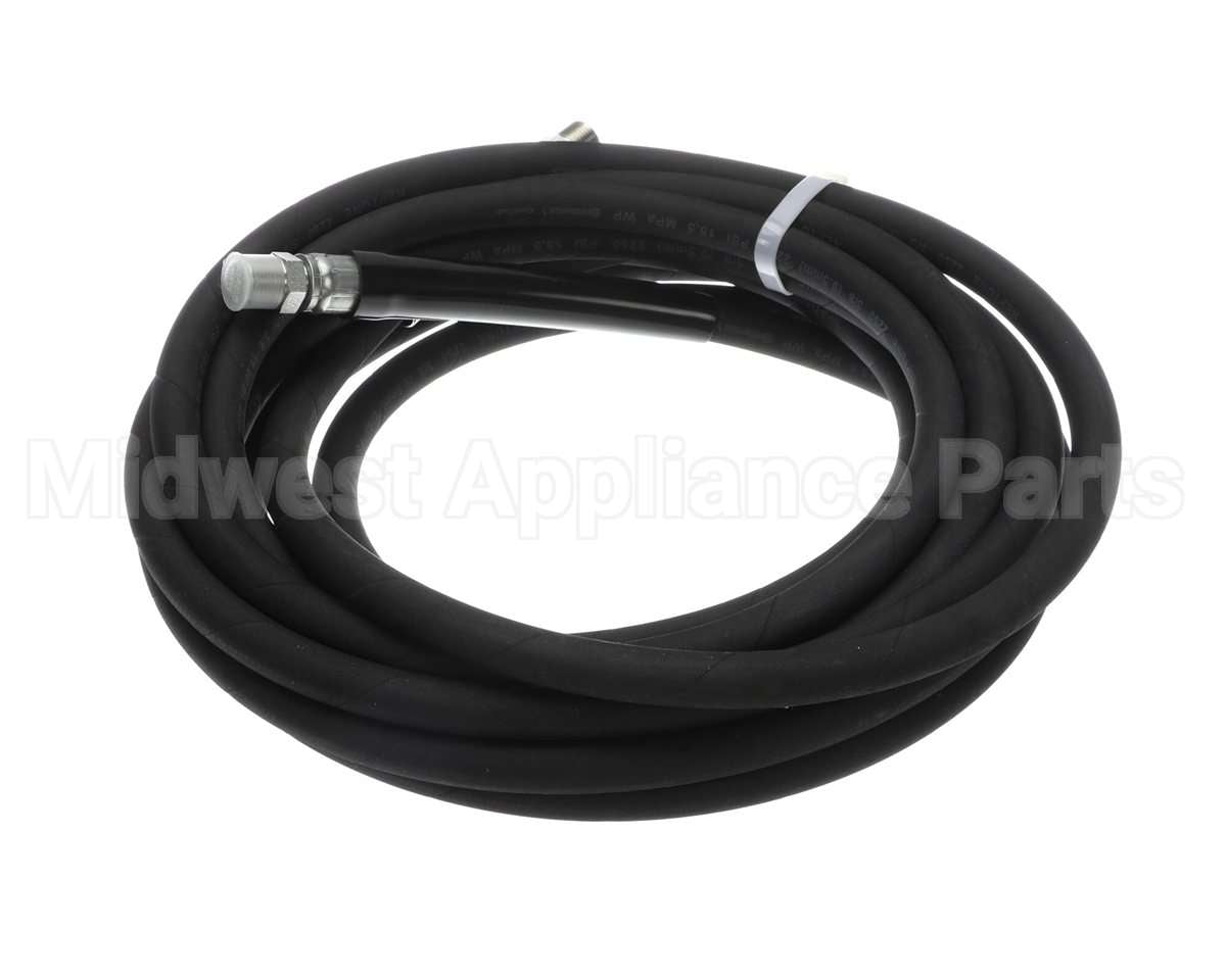 5HR-2HSE-25 T&S Brass 3/8 X 25' Equip Hose, Black, Medium Pres