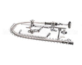 5PR-8W10 T&S Brass Pre-Rinse, Wall Mount Base, 8 Centers, 6