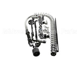 5PR-8W12-C T&S Brass Pre-Rinse Unit: 8 Wall Mount, Low-Flow S