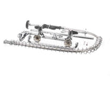 5PR-8W12 T&S Brass Pre-Rinse, Wall Mount Base, 8 Centers, 6