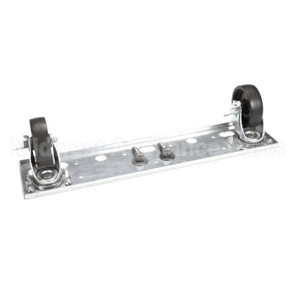 6-501 Compatible Continental Caster Plate Asy Reach-In Fr/Rr (4 W/Bra