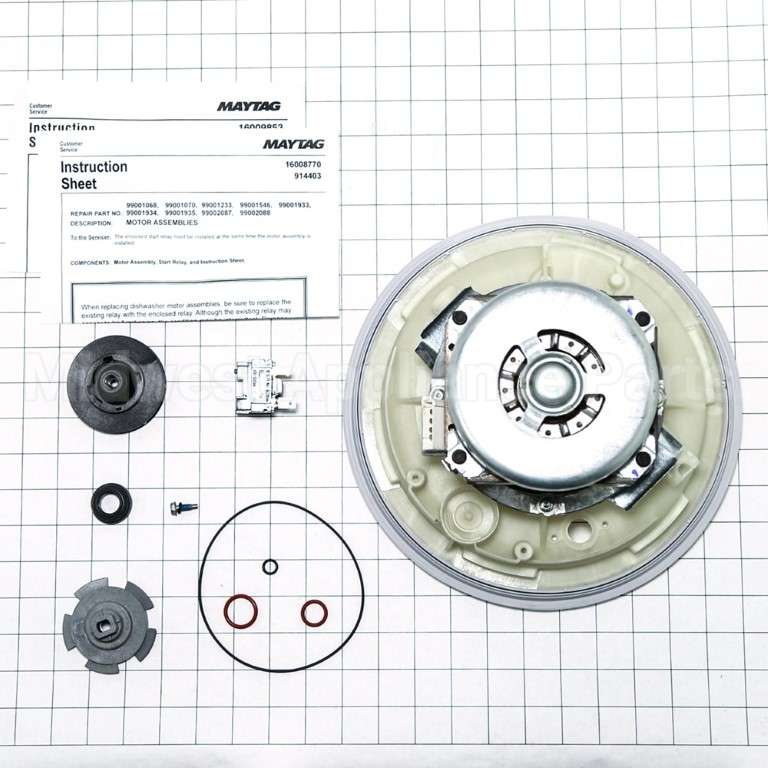 6-917112 Whirlpool Motor&Pump Housing Asy-R