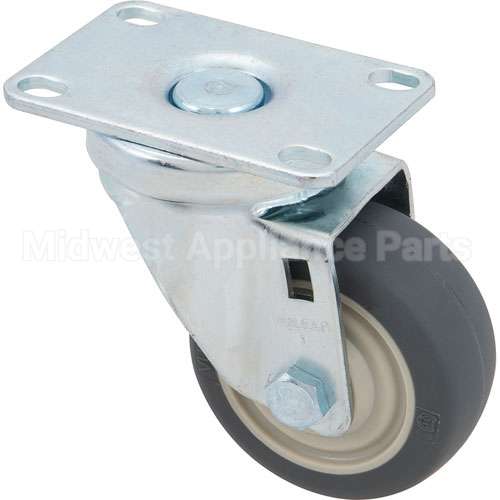 60005 Compatible Cambro Caster, Swivel, 3"Dia, Platemt