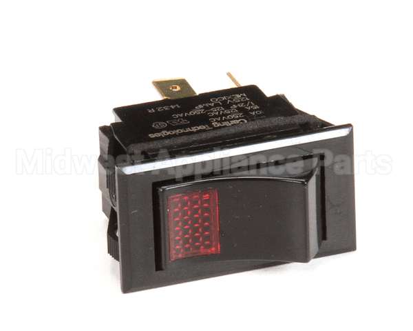 60046201 Pitco Switch,Rocker Spst (1-0) 125V Red Lt