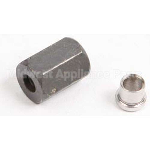 60098102 Compatible Pitco Nut/Sleeve Only Sst Ftg