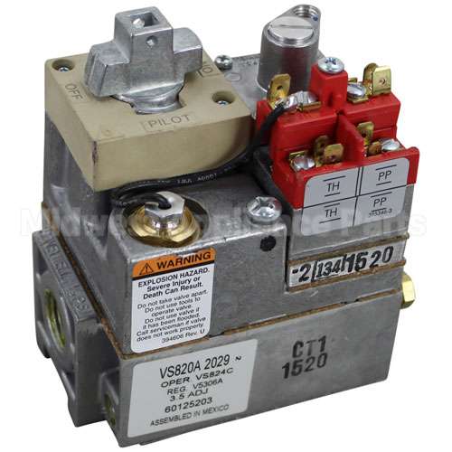 60125203-C Compatible Pitco Nat Gas Valve Milivolt Systems
