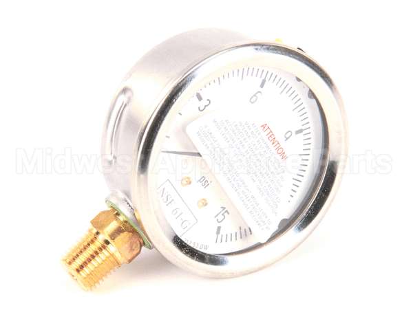 60163501 Pitco Gauge,Pres 0-15 Psi Pasta