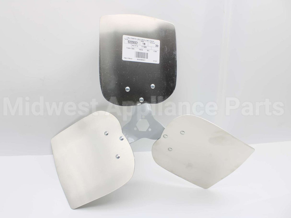 60556501 Lau 3Bld 18Dia 33Deg Cw Fan Blade