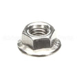60563 Compatible Blodgett Nut M5 A2 W/Flange, Serr Ated