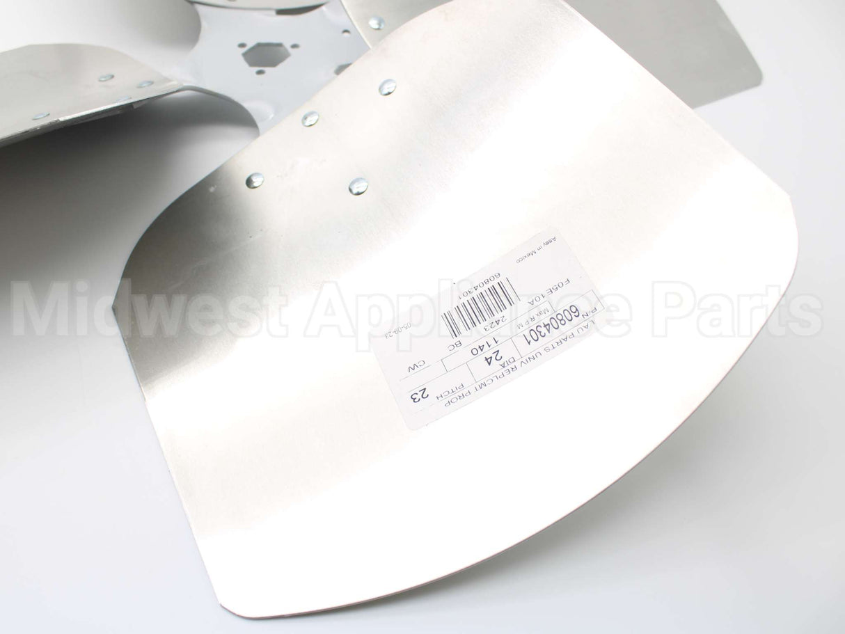 60804301 Lau 4Bld 24Dia 23Deg Cw Fan Blade