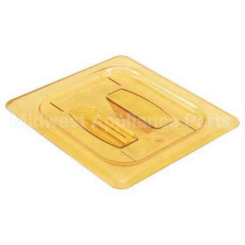 60HPCH-150 Compatible Cambro Hot Lid 1/6 Sz Solid-150 Amber