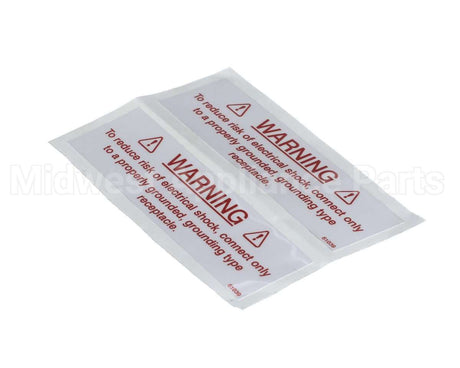 61039 Henny Penny Label-Electrical Warning