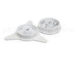 6110023 Heat Seal White Core Adapter Set, 3", Plastic