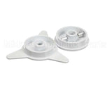 6110023 Heat Seal White Core Adapter Set, 3", Plastic
