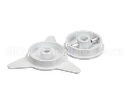 6110023 Heat Seal White Core Adapter Set, 3", Plastic