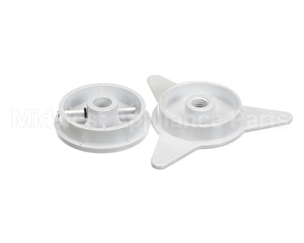 6110023 Heat Seal White Core Adapter Set, 3", Plastic