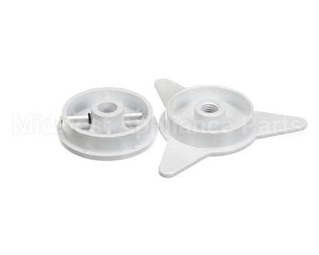 6110023 Heat Seal White Core Adapter Set, 3", Plastic