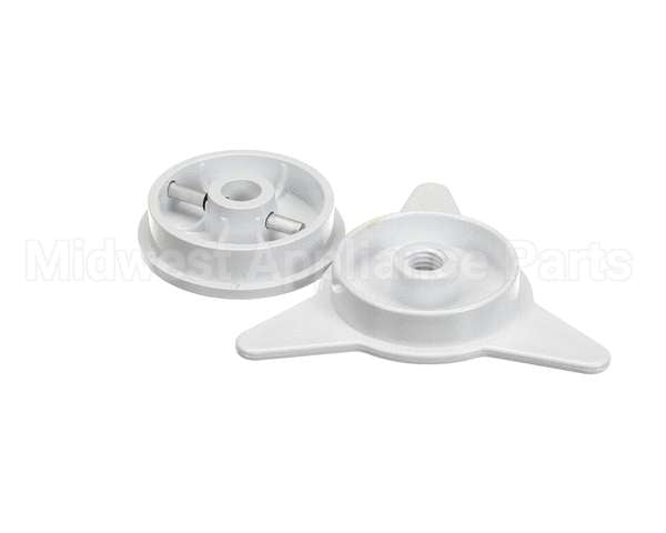 6110023 Heat Seal White Core Adapter Set, 3", Plastic