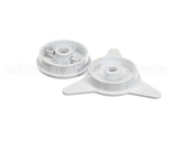6110023 Heat Seal White Core Adapter Set, 3", Plastic