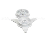 6110023 Heat Seal White Core Adapter Set, 3", Plastic