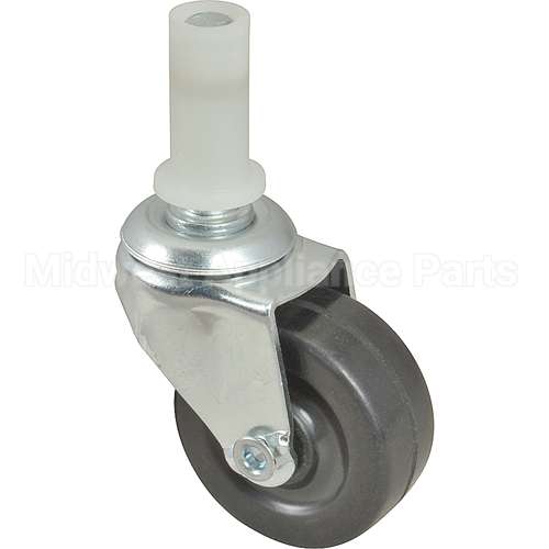 6111L2 Compatible Rubbermaid Caster, Swivel, 2", 7/16"Stem