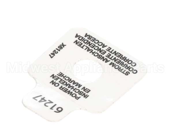 61247 Grindmaster Cecilware Label, Power On Light Pic