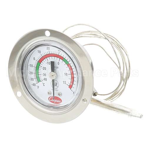 6142-20-3 Compatible Cooper Thermometer Thermometer, Flange Mt, -40/60F