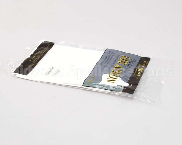 614DVAWH San Jamar Vinyl Dishwashing Apron-White-