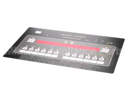 61575 Henny Penny Decal-Cfa 12 Button Control